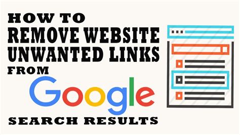 remove link from google search results|How to Remove a Link from Google Sea.